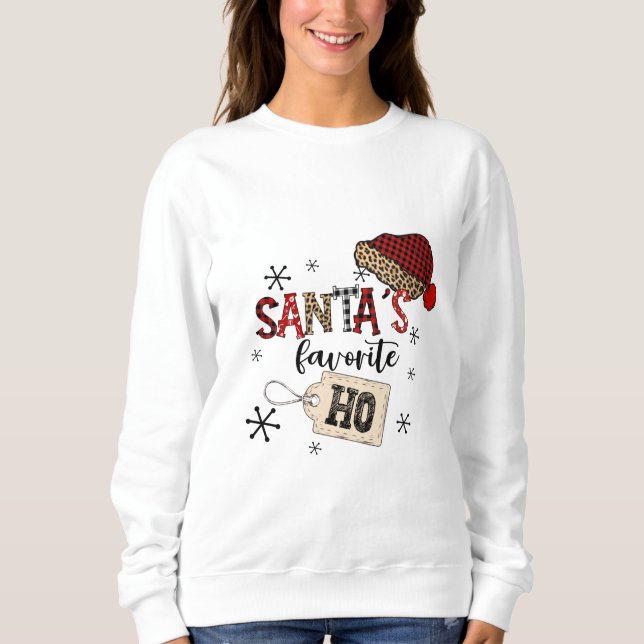 Santa's Favourite Ho Sweatshirt (Front)