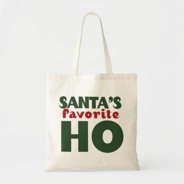 Santas Favourite HO Tote Bag (Front)