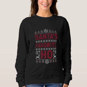 Santa's Favourite Ho Ugly Christmas Sweater