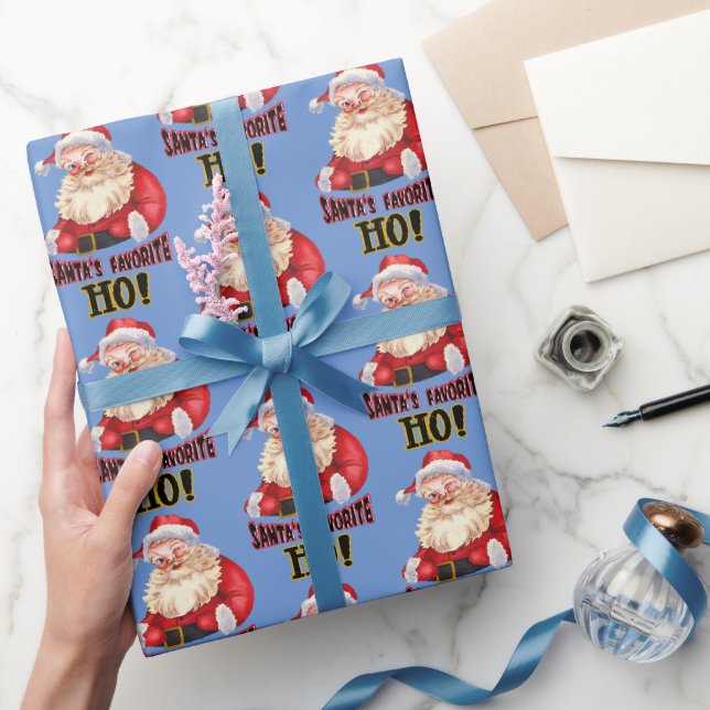 Santa's Favourite Ho Wrapping Paper (Gifting)