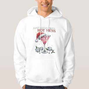 Santas Favourite Hot Mess Hoodie
