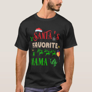 Santa's Favourite Mama T-Shirt