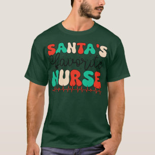 Santas Favourite Nurse 3 T-Shirt