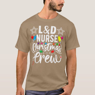 Santa's Favourite Nurse Xmas Light Santa Hat Chris T-Shirt
