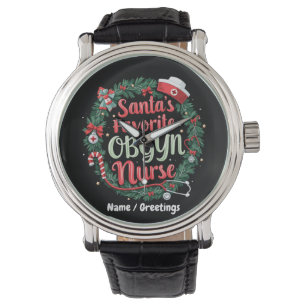 Santa's Favourite OBGYN Nurse Customisable Treat   Watch