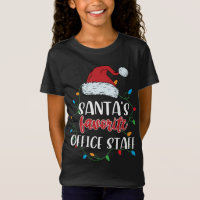 Santa's Favourite Office Staff Christmas Lights Fu