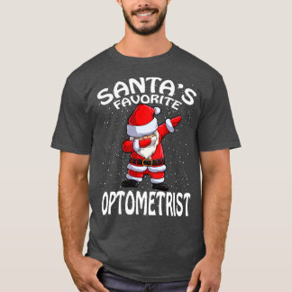 Santas Favourite Optometrist Christmas T-Shirt