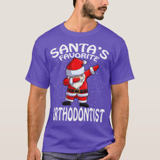 Santas Favourite Orthodontist Christmas T-Shirt