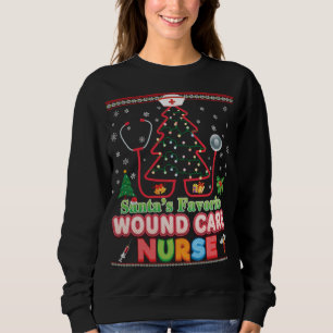 Santa's Favourite Pharmacy Technician Ugly Christm Sweatshirt