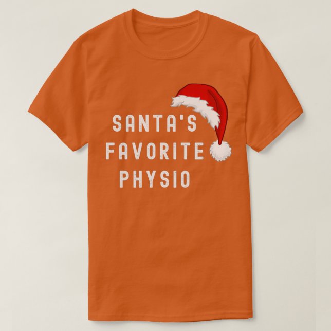 Santas Favourite Physio T-Shirt (Design Front)