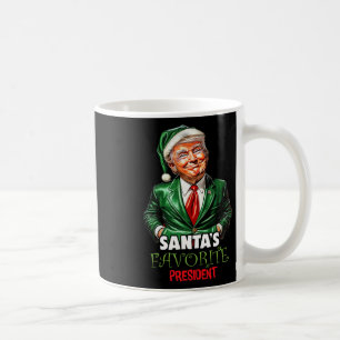 Santa's Favourite President Funny Trump Christmas Coffee Mug