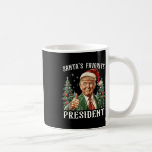 Santa's Favourite President Funny Trump Christmas  Coffee Mug