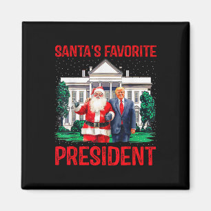 Santa's Favourite President Santa Trump Dance Funn Magnet