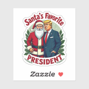 Santa's Favourite President Trump Christmas 