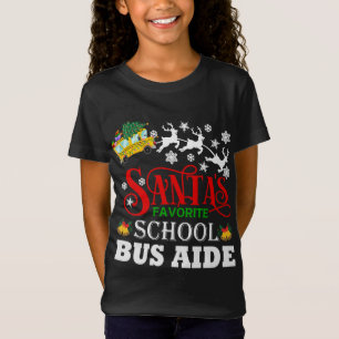 Santas Favourite Principal Christmas Pajama Santa  T-Shirt