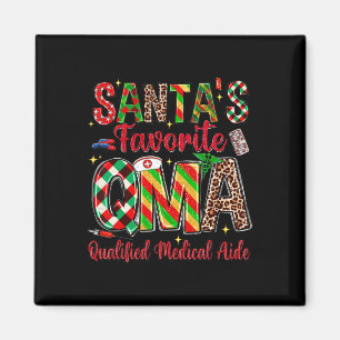 Santa's Favourite Qma Qualified Medication Aide Ch Magnet