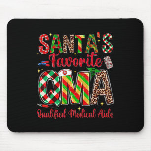 Santa's Favourite Qma Qualified Medication Aide Ch Mouse Pad