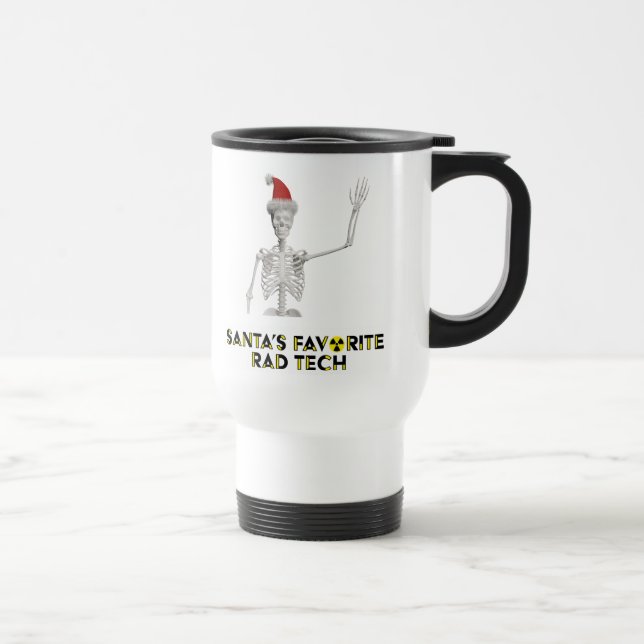 Santa's Favourite Rad Tech Travel Mug (Right)