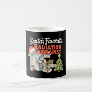Santa's Favourite Radiation Therapist Radiology Coffee Mug