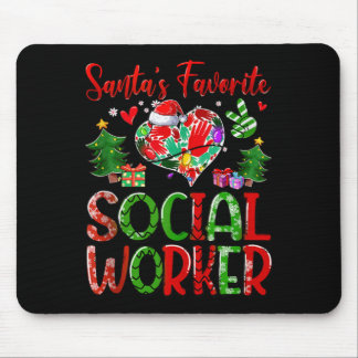 Santas Favourite Sogovernment Agencyl Worker Merry Mouse Pad