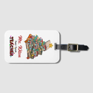 Santa's Favourite Teacher Luggage Tag