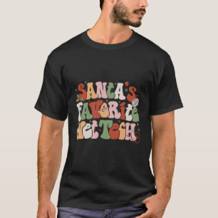 Santa's Favourite Veterinary Technician Christmas T-Shirt