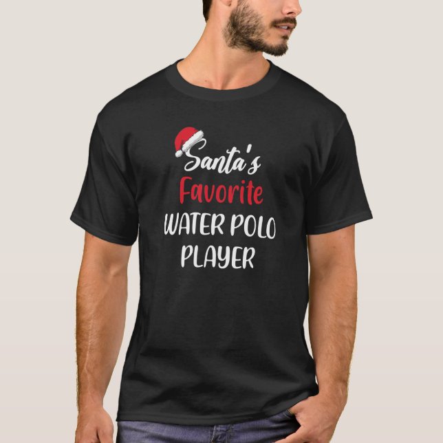 Santas Favourite Water Polo Player  Christmas Wate (Front)