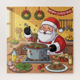 Santa's Festive Christmas Chef Jigsaw Puzzle