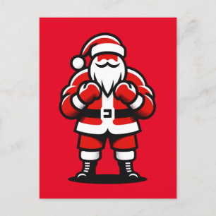 Santa's Festive Fight Night Postcard