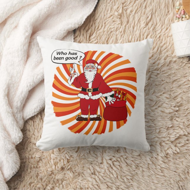 Santa's Gift Bag Cushion (Blanket)