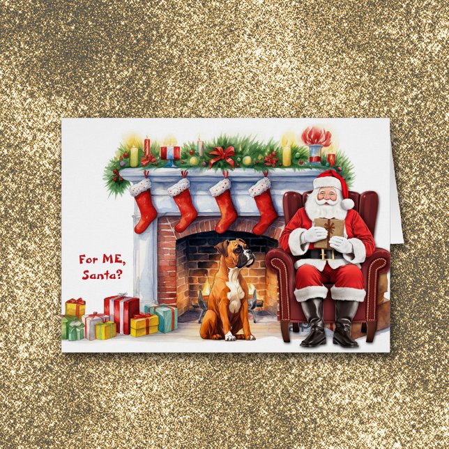 Santa's Gift Boxer Dog Christmas (Creator Uploaded)