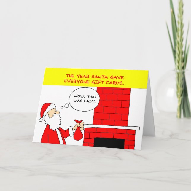 Santa's Gift Cards - Christmas Card (Front)