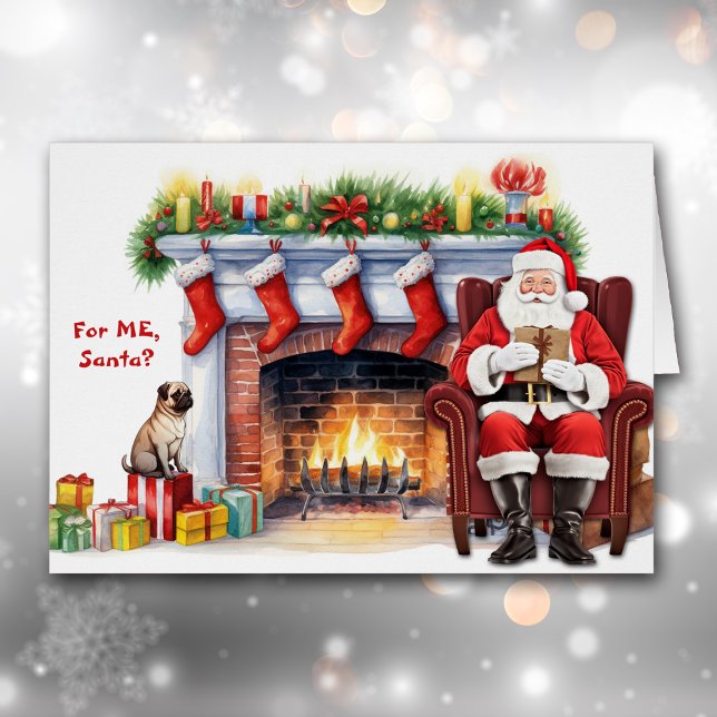 Santa's Gift Pug Dog Christmas (Creator Uploaded)