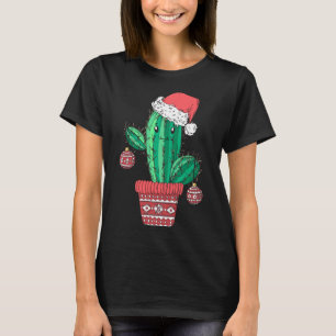 Santa's Hat Cactus Sweater Christmas Party Xmas Ho