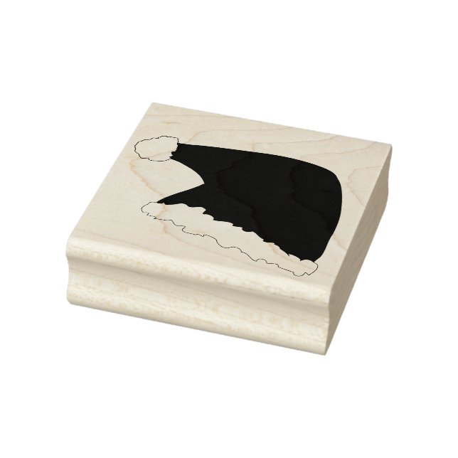 Santa's Hat Rubber Stamp (Stamp)
