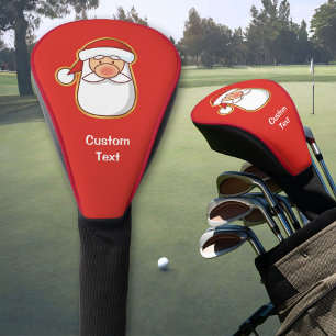 Santa's Head Golf Head Cover
