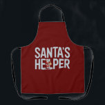 Santa's Helper Christmas Apron<br><div class="desc">Santa's Helper Christmas</div>