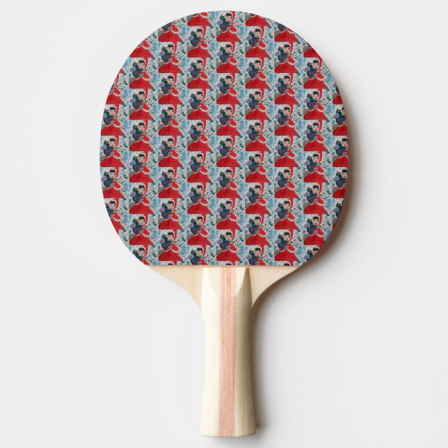 Santa's Helper Christmas  Ping Pong Paddle (Front)
