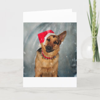 Santas helper holiday card