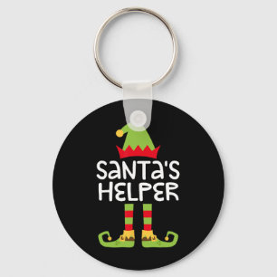 Santa's Helper Matching Christmas Elves  Key Ring