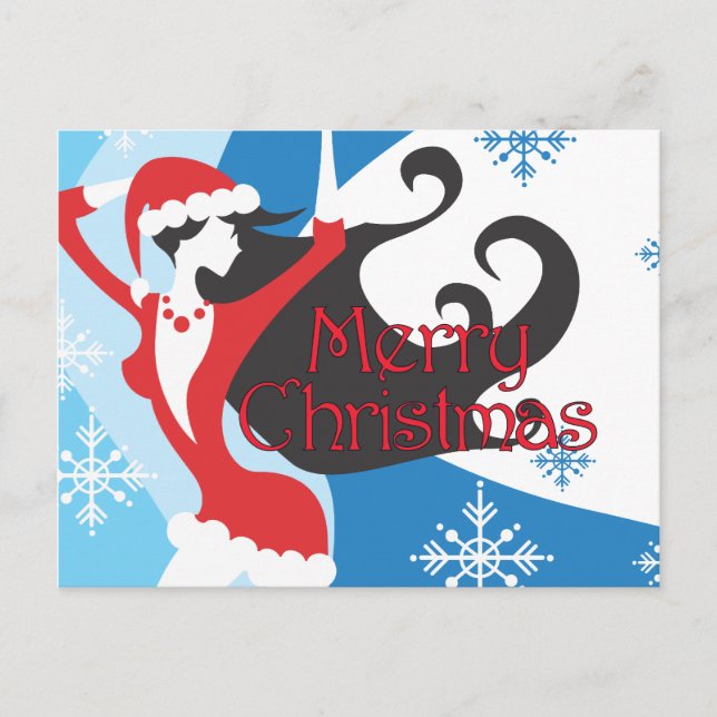 Santa's Helper - Merry Christmas Holiday Postcard (Front)
