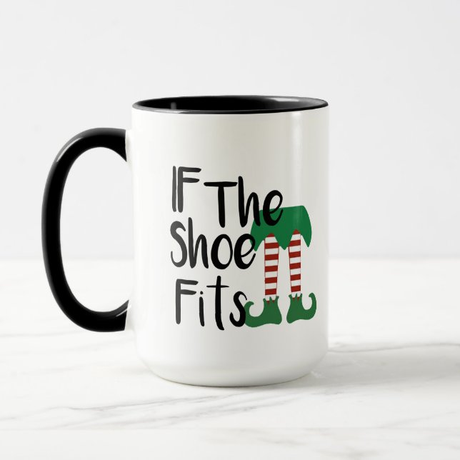 Santa's Helper Mug - Festive Elf Christmas Gift (Left)