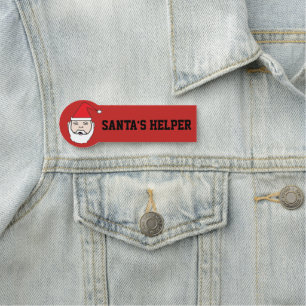 Santa's helper name tag
