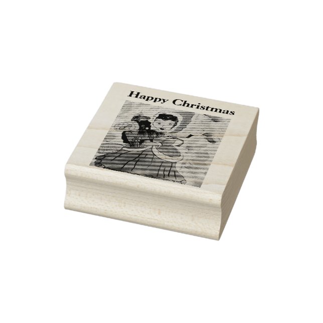 Santa's Helper Rubber Stamp (Stamp)