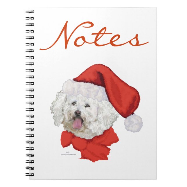 Santas Helper Spiral Notebook (Front)