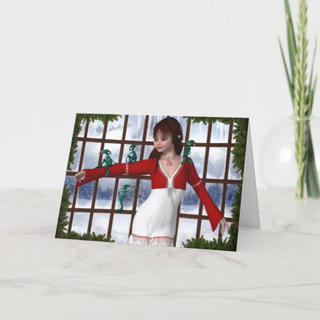 Santa's Helpers Greeting/Note Card (Front)