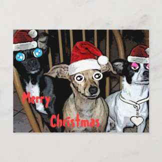 SANTA'S HELPERS HOLIDAY POSTCARD