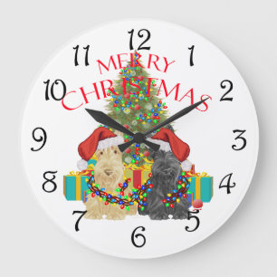 Santa's Helpers Large Clock