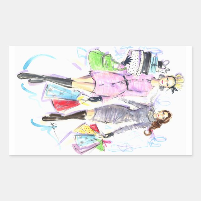 Santa's Helpers Rectangular Sticker (Front)