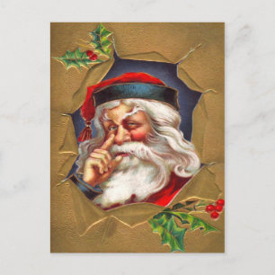 Santa's Here! Holiday Postcard